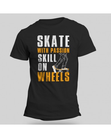 Tričko "SKATE WITH PASSION"